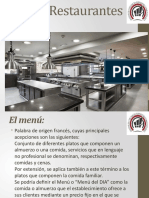 Diseño de Menu