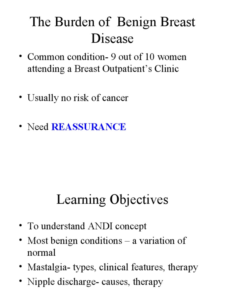 Benign Breast Diseases29.7 | PDF | Breast | Breast Cancer