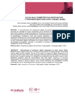 Autoavaliação Das Competências Digitais Dos Professores Universitários em Santo Amaro, Bahia