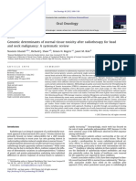 Genomic Determinants of Normal Tissue Toxicity After Radiotherapy For Head