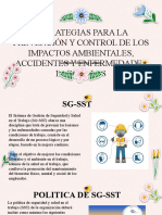 Estrategias para La Prevención y Control de Los Impactos Ambientales, Accidentes y Enfermedades Laborales