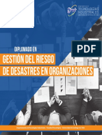 Brochure Diplomado en Gestión Del Riesgo de Desastres en Organizaciones