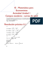 UADE - Matematica para Economistas - TP 1 Resuelto - Campo Escalar y Curvas de Nivel