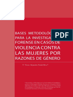 Bases Metodológicas Investigación Forense Violencia Mujeres