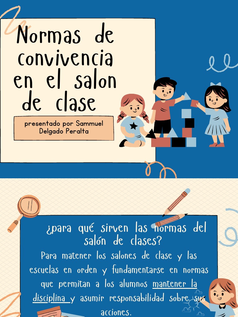 Normas de convivencia en el salón de clase | PDF | Salud y bienestar ...