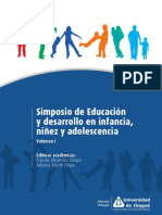 Simposio de Educación y Desarrollo en Infancia, Niñez y Adolescencia Memorias