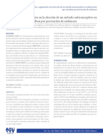 JP-ARTICULO Consejería y Seguimiento en La Elección de Un Método Anticonceptivo en