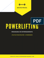 12 Week Powerlifting Begginer Cycle - David Micol
