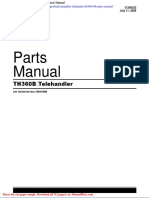 Caterpillar Telehander Th360b TBH Parts Manual