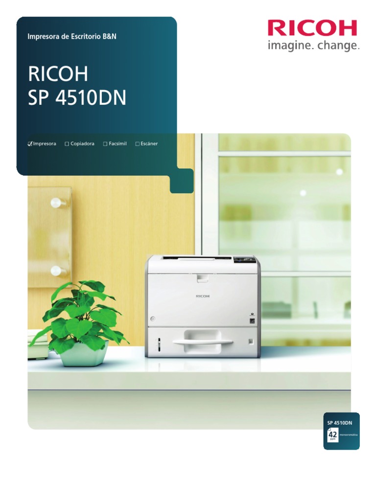 Mode D'emploi Ricoh SP 4510DN (144 Des Pages