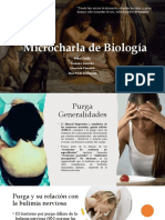 Microcharla de Biología Purga y Ortorexia