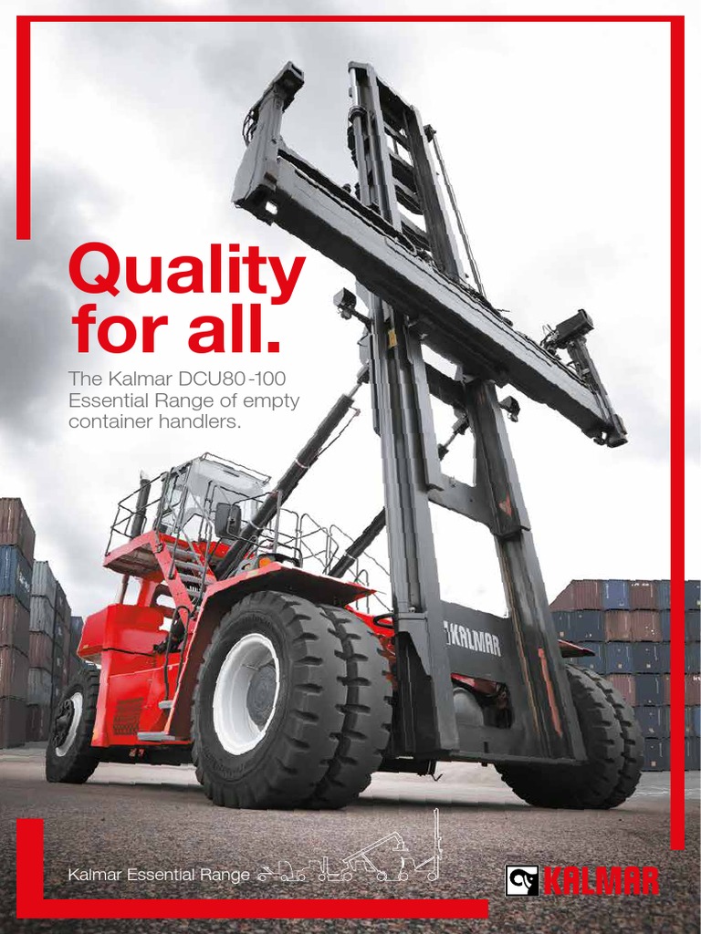 Kalmar DCU80-100: Efficient Empty Handlers | PDF | Truck | Elevator