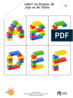 Alphabet Lettres Lego Duplo Imprimer