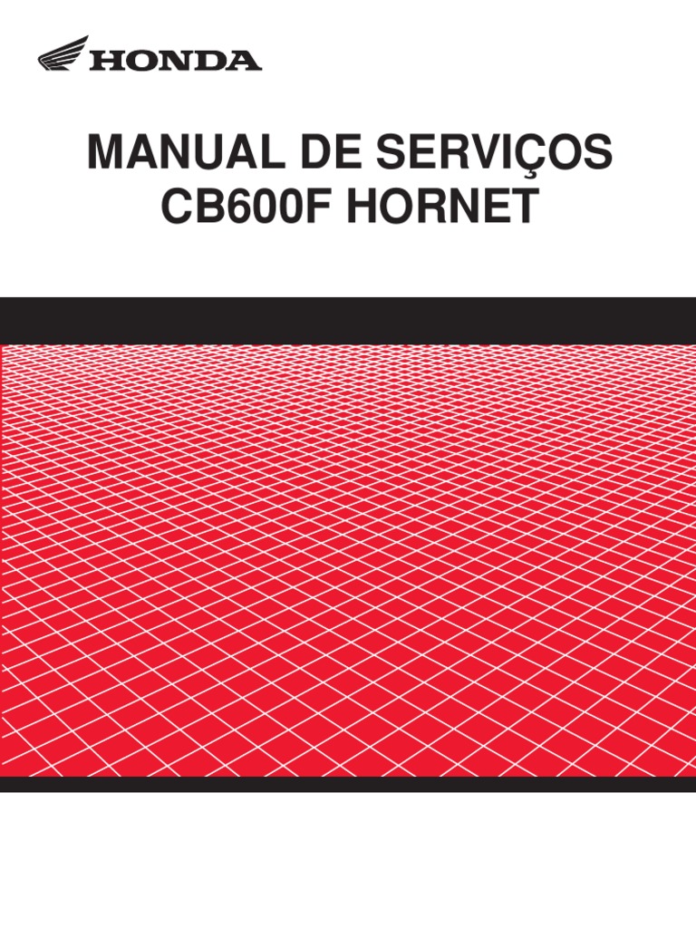 HONDA CB 600f Hornet 2004 2005 Manual de Serviço | PDF