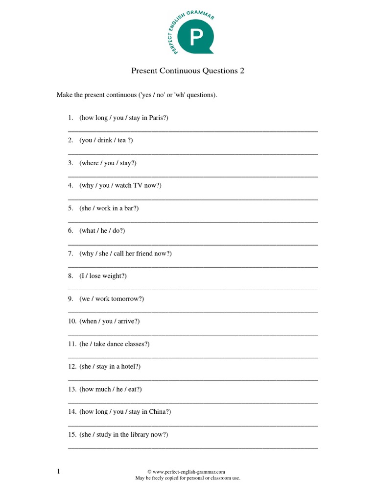 present_continuous_form_wh_and_yes-no_questions_2 | PDF