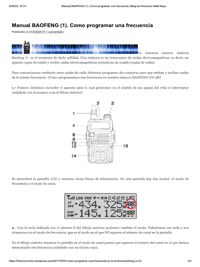 Manual Baofeng PDF