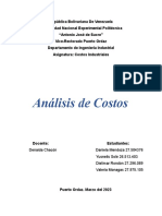 Analisis de Costos