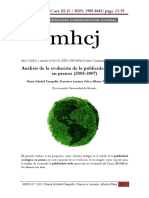 Análisis de La Evolución de La Publicidad Ecológica en Prensa (2005-2007)