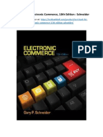 Test Bank For Electronic Commerce 10th Edition Schneider