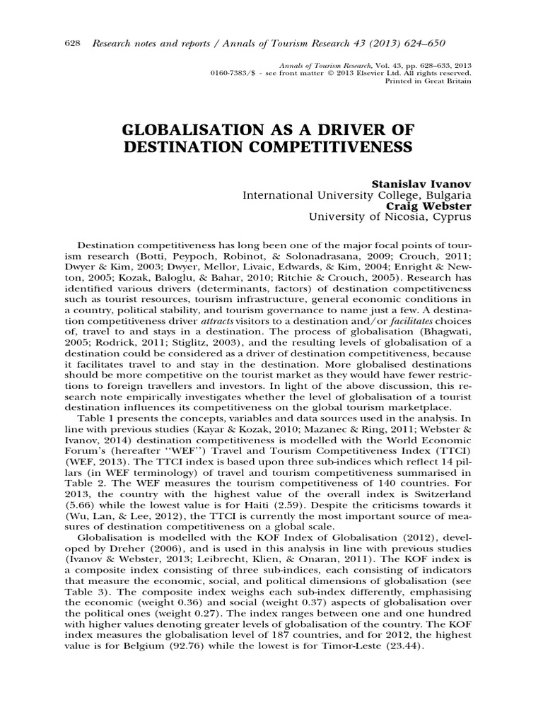 Globalisation 1 Pdf Globalization Gross Domestic Product