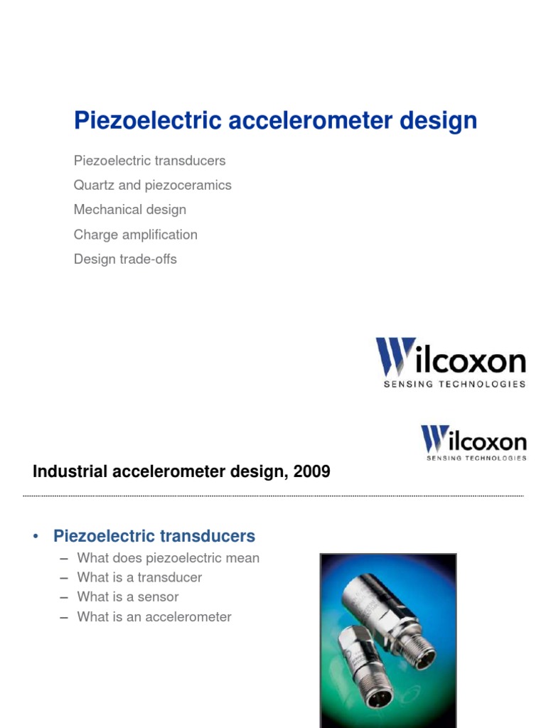 Industrial Piezoelectric Accelerometer Design 2018 | PDF ...