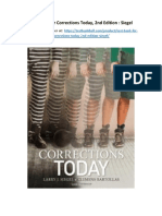 Test Bank For Corrections Today 2nd Edition Siegel