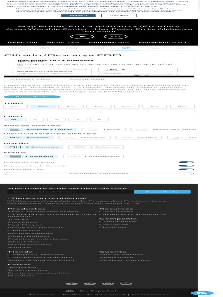 Hay Poder en La Alabanza (En Vivo) Por Jesus Worship Center | PDF