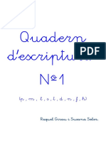 Quadern Escriptura Nº1