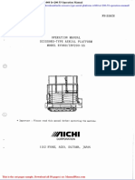 Aichi Scissors Type Aerial Platform Rv060 Irv200 55 Operation Manual