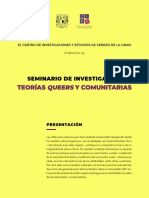 Convocatoria S I Teoria Queers