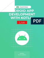 Android App Development With Kotlin: Detailed Course Syllabus