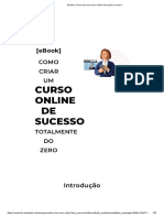 Ebook - Como Criar Um Curso Online de Sucesso Do Zero