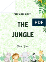 Worksheet The Jungle