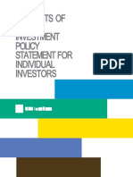 Investment Policy Statement Individual Investors