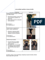 Ejercicios Esguince de Tobillo MOv, Fuerza y Equilibrio