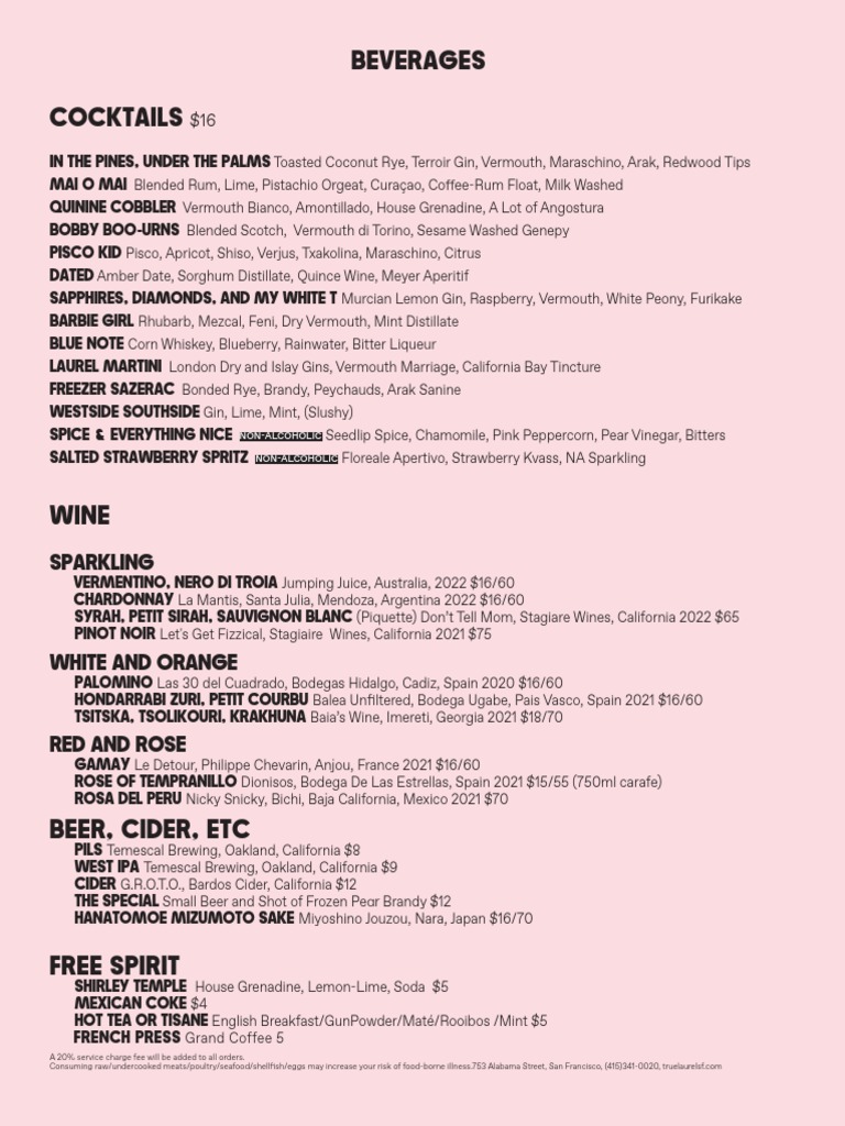 Cocktails PDF Gin Drink