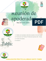 Reunión de Apoderados NT1 JUNIO