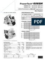 KD165 Engine Data Sheet 1