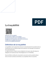 La Traçabilité - Technomitron