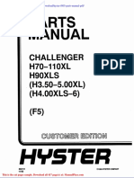 Hyster f005 Parts Manual PDF