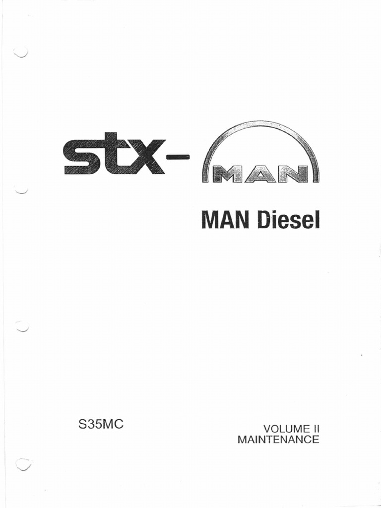 STX s35mc Volume II Maintenance | PDF