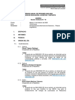 Agenda Décima Sesión Ordinaria - Educación - 14-02-23