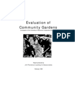 Evaluation of Community Gardens