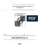 2 Cuadernillo Matemática SEGUNDO AÑO 2020