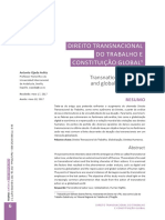 Artigo - Direito Transnacional Do Trabalho