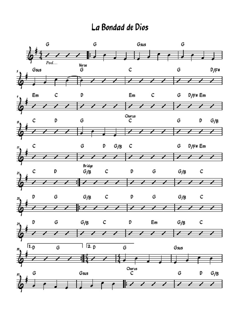 La Bondad De Dios Pdf