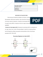 Deber - 06resumen de Transistores.