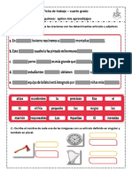 FICHA DE COMUNICACION EL ÁRTICULO CUARTO GRADOooo