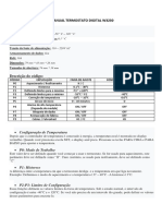 Manual Termostato Digital W3230 (Português)