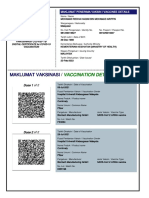 Maklumat Vaksinasi: Vaccination Details